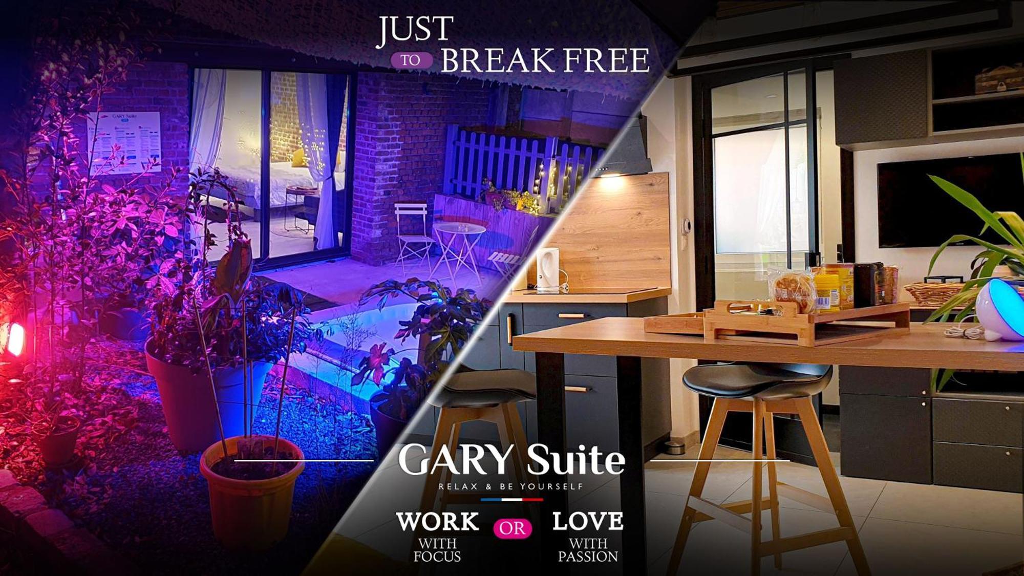 Gary Suite - Studio Cosy, Spa Et Jardin Privatif A 4 Min De Cambrai Awoingt Exterior photo