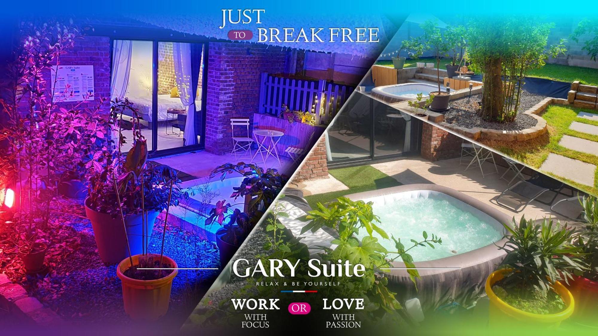 Gary Suite - Studio Cosy, Spa Et Jardin Privatif A 4 Min De Cambrai Awoingt Exterior photo